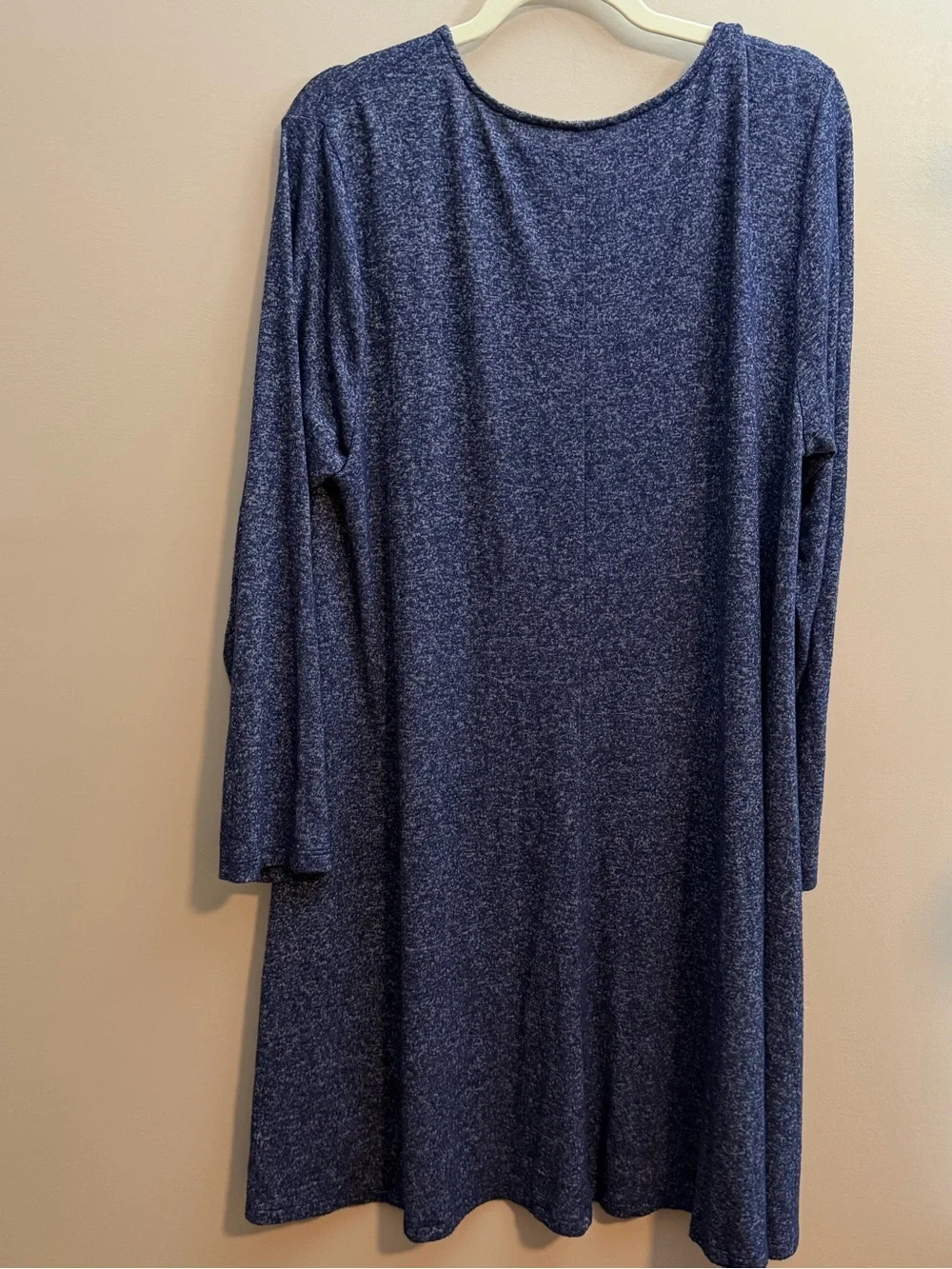 Old Navy Heather Navy Knit dress  with Crew Neck